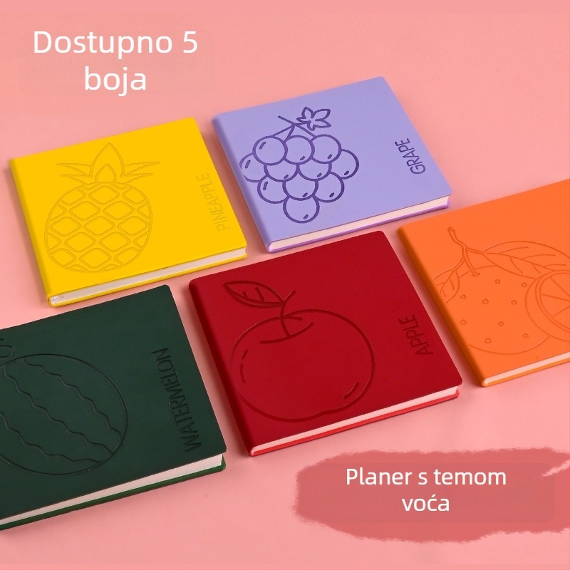 Bilježnica s omotom od umjetne kože, šnurnim vezivanjem, originalni bijeli papir, 80 stranica (omot: umjetna koža; vezivanje: nitima; papir: bijeli; stranice: 80)