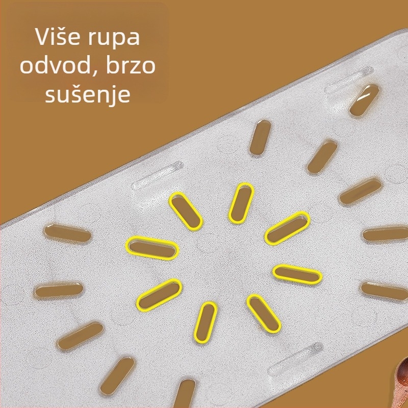 Crown PC odvodički stalak za posuđe s odvodnom pločom - moderni minimalistički stil, materijal PC, izlazi 2024