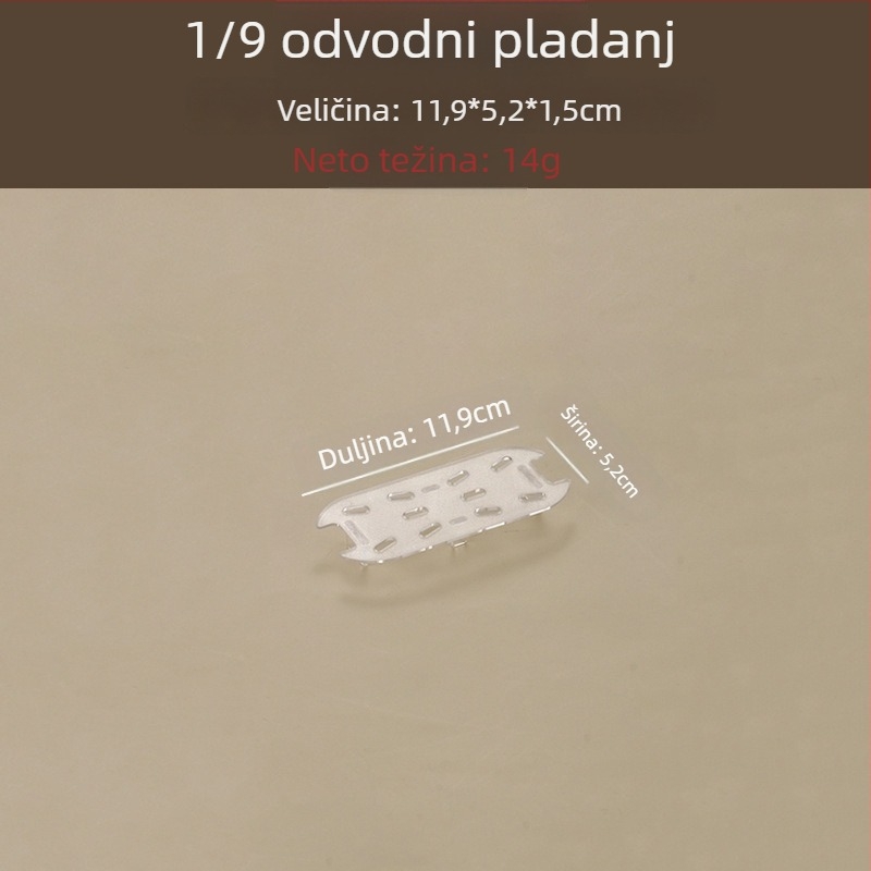 Crown PC odvodički stalak za posuđe s odvodnom pločom - moderni minimalistički stil, materijal PC, izlazi 2024