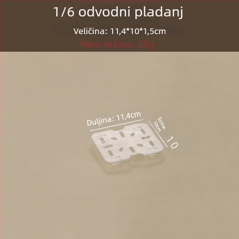 Crown PC odvodički stalak za posuđe s odvodnom pločom - moderni minimalistički stil, materijal PC, izlazi 2024