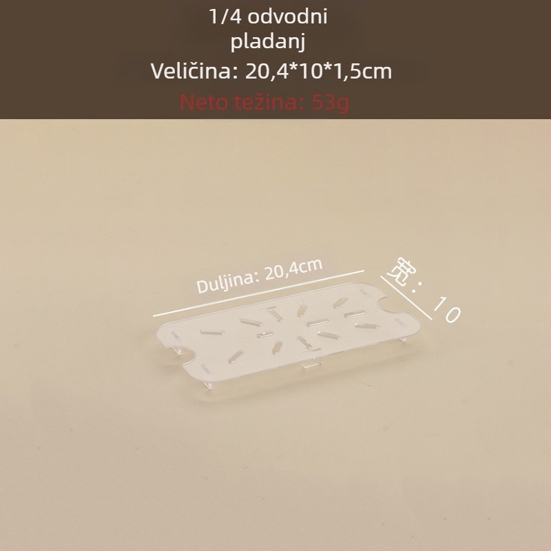Crown PC odvodički stalak za posuđe s odvodnom pločom - moderni minimalistički stil, materijal PC, izlazi 2024