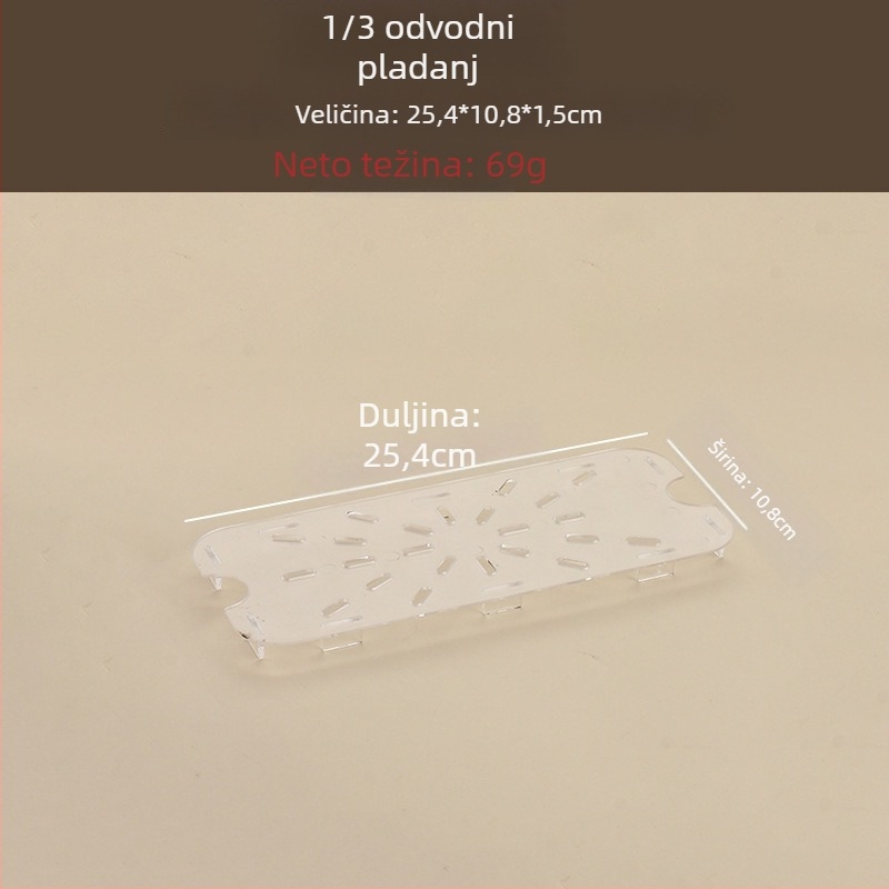 Crown PC odvodički stalak za posuđe s odvodnom pločom - moderni minimalistički stil, materijal PC, izlazi 2024