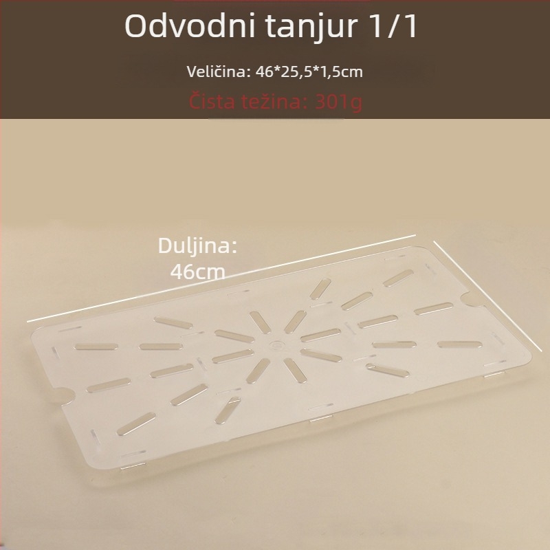 Crown PC odvodički stalak za posuđe s odvodnom pločom - moderni minimalistički stil, materijal PC, izlazi 2024