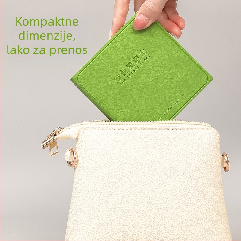Bilježnica za domaće zadatke — dnevnik učenika, s linijskim uveom, papirnati omot, Dowling papir 100 g, 50–100 stranica, kreativni stil