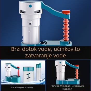 Set dodatne opreme za WC: ulazni ventil spremnika, ventil za ispiranje, dovod vode, ispušni ventil — CE potvrda; Materijal: Drugo; Marka: Drugo