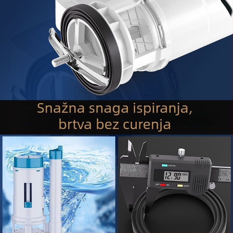 Set dodatne opreme za WC: ulazni ventil spremnika, ventil za ispiranje, dovod vode, ispušni ventil — CE potvrda; Materijal: Drugo; Marka: Drugo