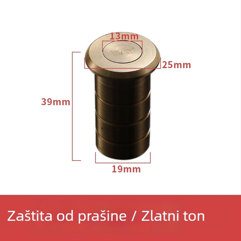 Skriti leptirasti zasun za drvena dvostruka vrata – Model 205; Materijal: SUS304 nehrđajući čelik; kutija zasun