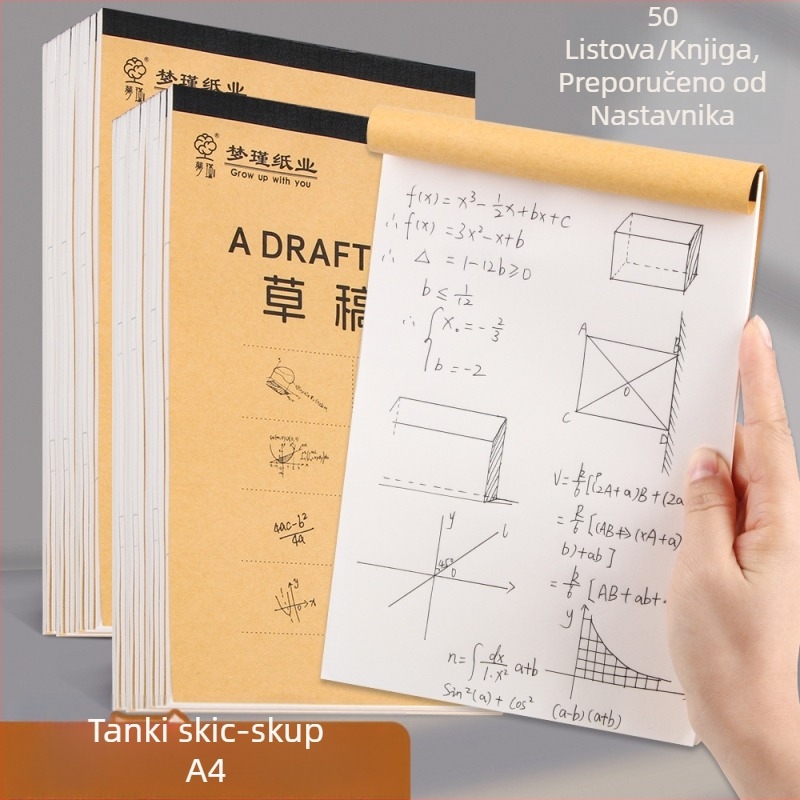Draft papir za ispit prijema na magistarski studij, 50–100 stranica, 70 gsm, ljepilo povezivanje, Alive brend