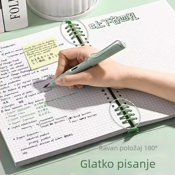 Kohara s PP omotom, blok-notes s listovima, mekim omotom, debeli dizajn, INS stil, odvojivi dnevnik; papir 70 g/m², 100–200 stranica