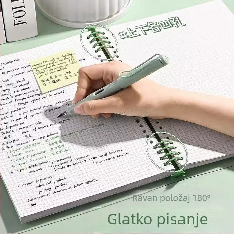 Kohara s PP omotom, blok-notes s listovima, mekim omotom, debeli dizajn, INS stil, odvojivi dnevnik; papir 70 g/m², 100–200 stranica
