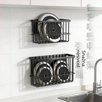 Camelei magnetski skladišni stalak za hladnjak – zidni, bez bušenja, karbonska čelična, model zk-028, višefunkcionalan