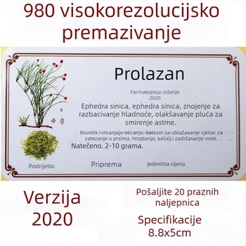 Xinxin naljepnica za ormar s nazivom – samoljepljiva etiketa upute, nije uvoz, bez IP odobrenja