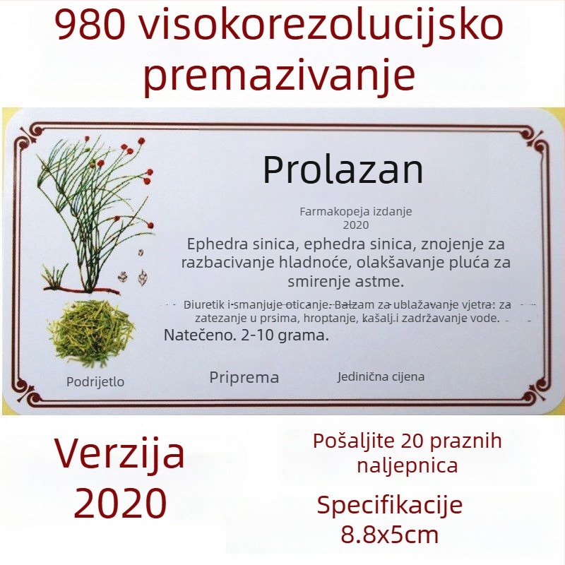 Xinxin naljepnica za ormar s nazivom – samoljepljiva etiketa upute, nije uvoz, bez IP odobrenja