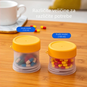 Kutija za tablete, prijenosna, zatvorena i otporna na vlagu, sedmodnevne pregrade, model 22288