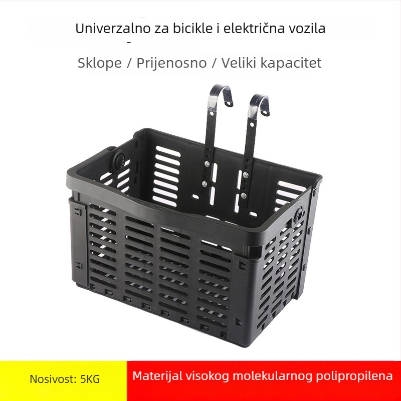 Košarica za bicikl plastična kutu