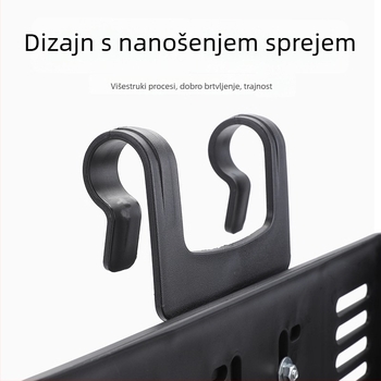 TOSUOD Sklopivi koš za bicikl – plastični, prednje vješanje i stražnji nosač
