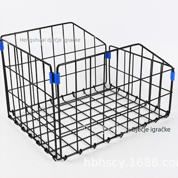 Zadnja košara za bicikl, sklopiva, velika zapremina; Materijal: Željezo; Vrsta: Košara za bicikl; Marka: Hengshuai; Specifikacije: 42×32×4