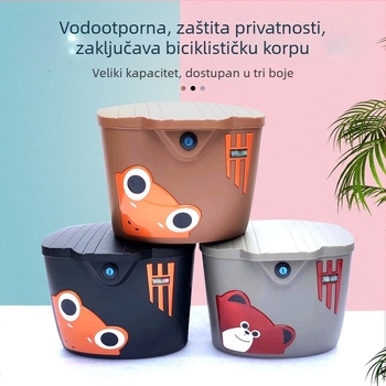 Koš za električni bicikl, plastični, Urban Mantis