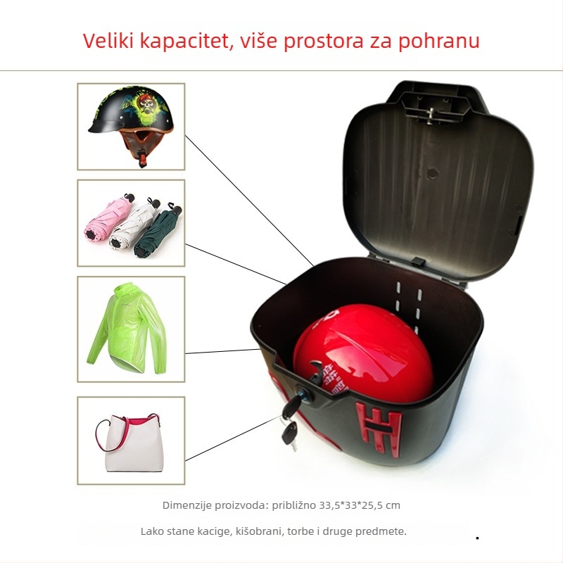 Koš za električni bicikl, plastični, Urban Mantis