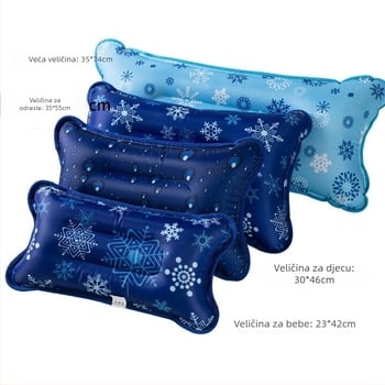 Ledeni jastuk s PVC tkaninom i punjenjem ledenih kristala za hlađenje i prevenciju vrućine; univerzalna upotreba, prilagodba dostupna.