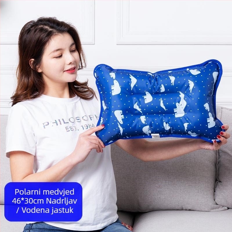 Ledeni jastuk s PVC tkaninom i punjenjem ledenih kristala za hlađenje i prevenciju vrućine; univerzalna upotreba, prilagodba dostupna.