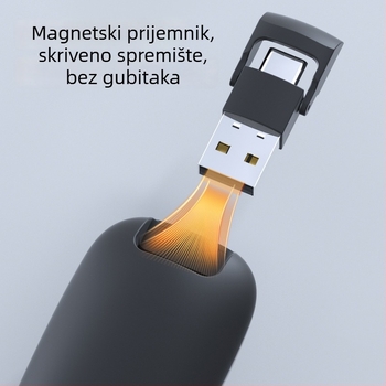 Lasersko pero za preokret PPT stranica — ABS, RF039, mogućnost tiskanja logotipa, PPT preokret stranica: da