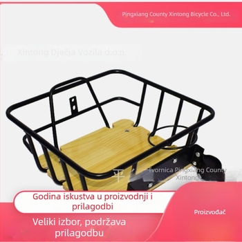 Koš za električni bicikl od željeza (Materijal: Željezo; Tip: Koš za električni bicikl; Specifikacije: 10 komada po kutiji; Prilagodba obrade: Da)