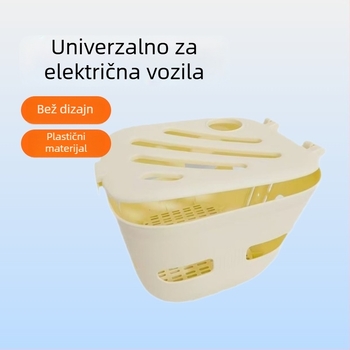 Električni prednji koš za vozilo (plastika, univerzalno uklapanje, čvrst okvir) - Leyang