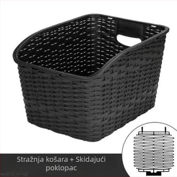 Stražnja košara za bicikl (materijal: Drugi; marka: Druga; uvoz: Ne)