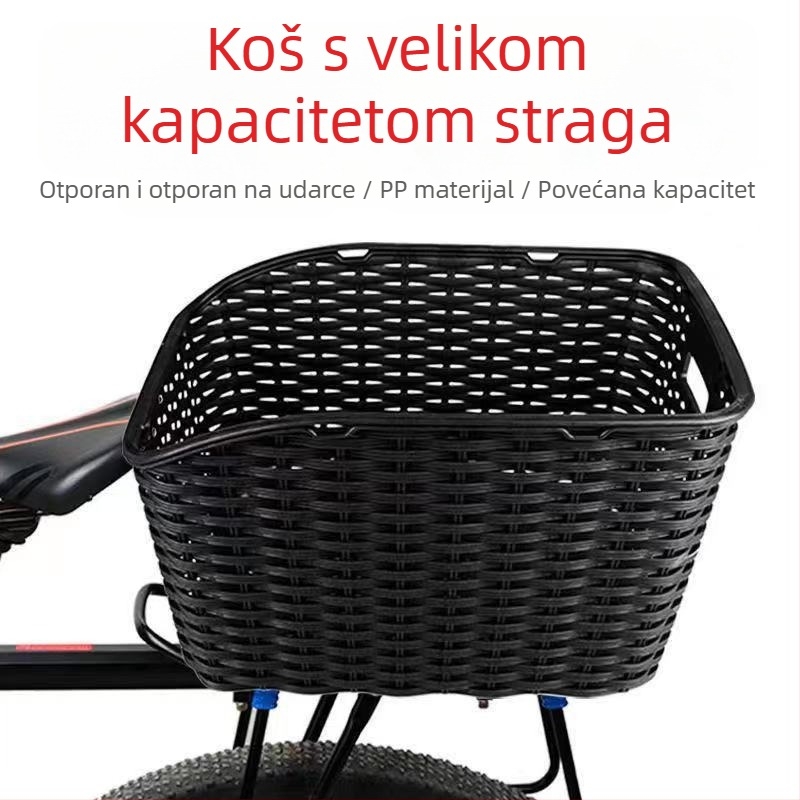 Stražnja košara za bicikl (materijal: Drugi; marka: Druga; uvoz: Ne)
