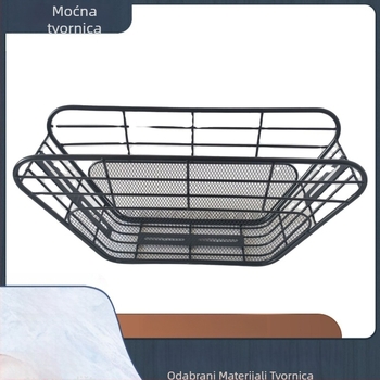 Košara za motocikl sa srednjim montiranjem, željezna konstrukcija, velika zapremina, 16 komada u kutiji