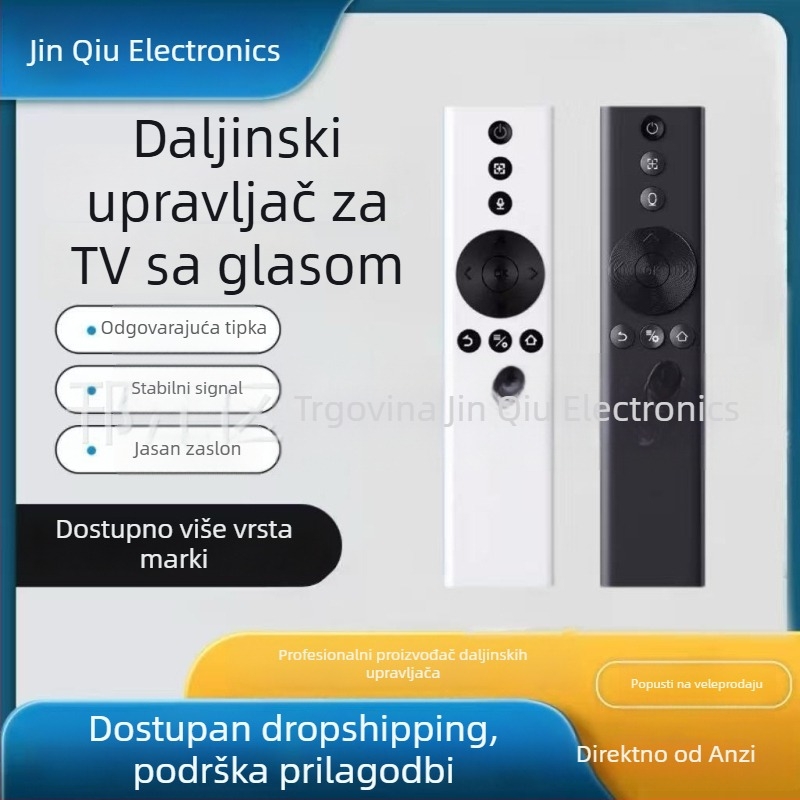Daljinski upravljač s Bluetooth glasovnim upravljanjem za XGIMI projektor, domet 15 m