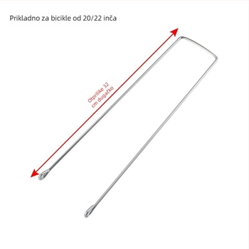 HANLI Željezni prednji koš za bicikl, mrežasti dizajn — Materijal: Željezo; Vrsta: Prednji koš za bicikl; Marka: HANLI