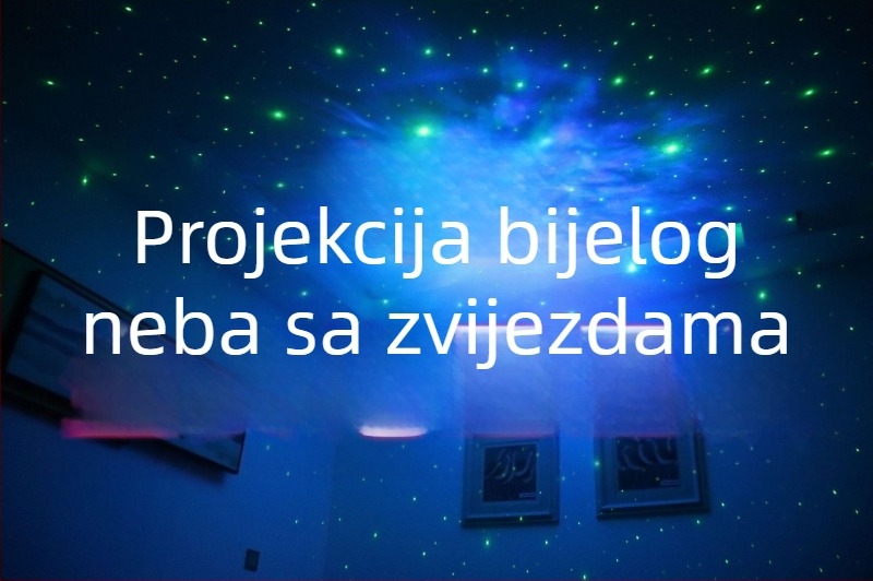 Projektor astronautskih zvijezda – USB napajanje, stolna ambijentalna lampica s daljinskim upravljačem