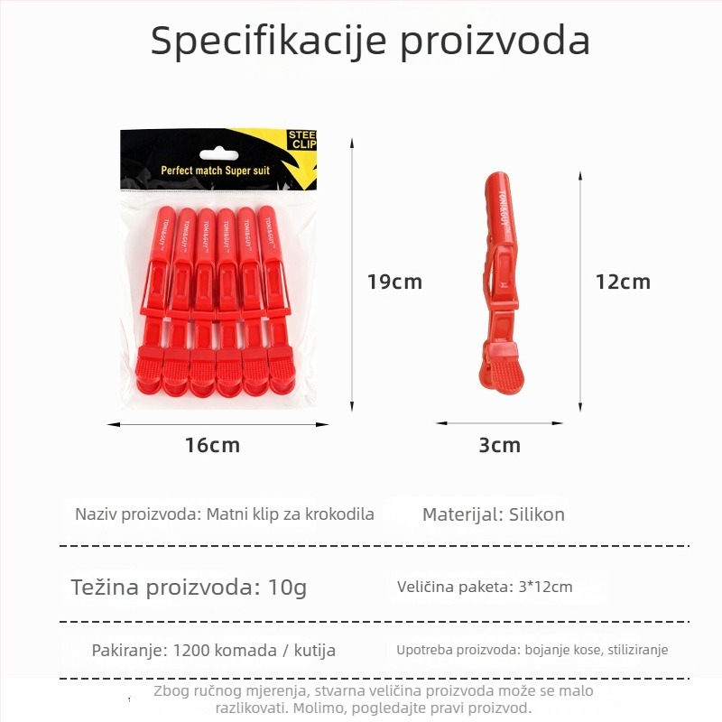 Mingxia klipsa za kosu u obliku kljuna – plastična, univerzalna upotreba