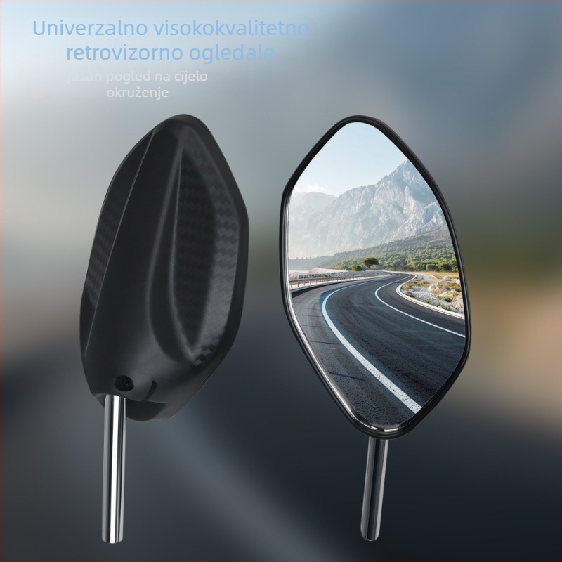 Univerzalni retrovizor za električni motocikl – ABS kružni, marka Yc