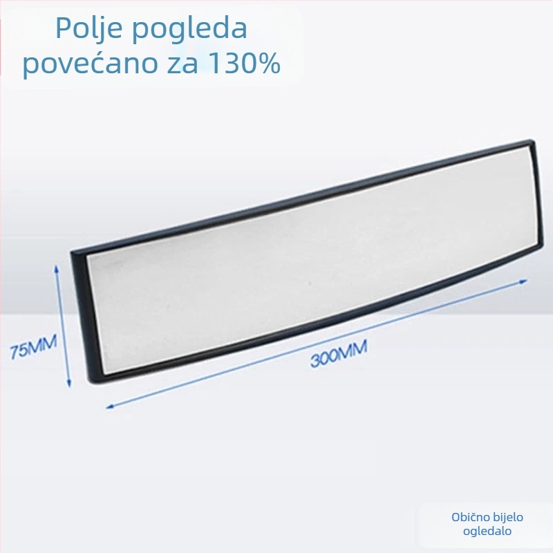 Auto retrovizor s vizualizacijom mrtvog kuta, prošireni vidni kut, zakrivljeni dizajn, marka HDELF