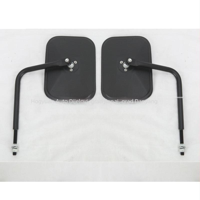 Vanjski retrovizor za Jeep Wrangler, kvadratskog oblika, montiran na A-stup, off-road