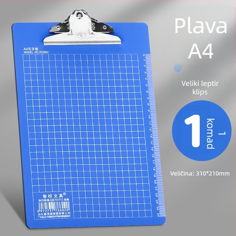 Xudele plastični folder s klipom, model XDL-WJJB, debeli dizajn