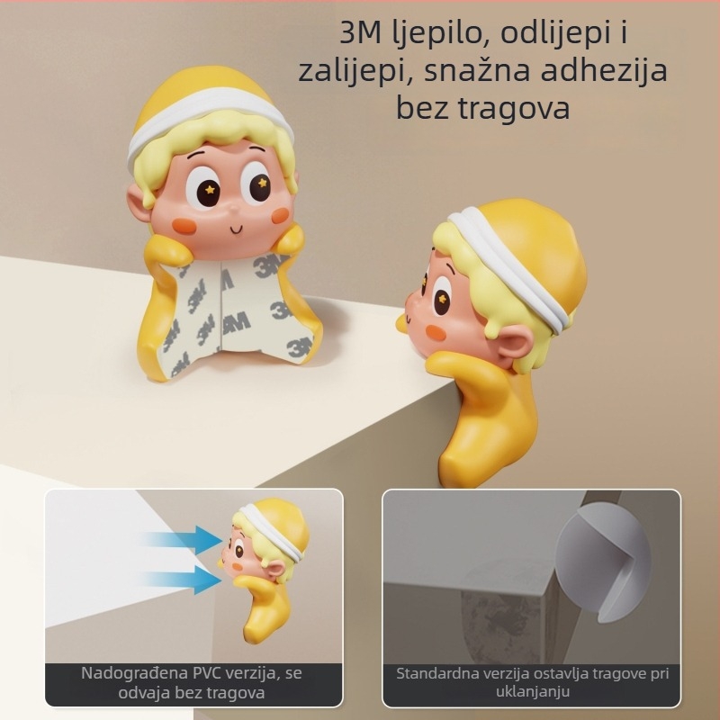 Dječji zaštitnik kutova za stolove i ormariće — zaštita od sudara, oblik pravokutan, marka Mr. Art, model YYQ10127, pakiranje 300 kom.