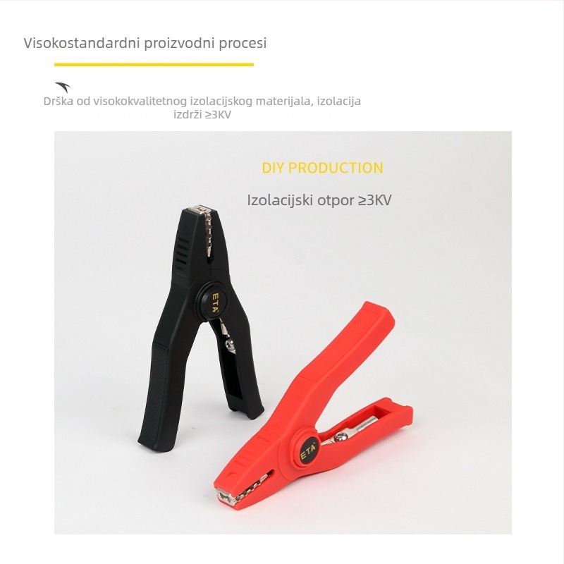 ETA3166A 400A Visokonaponska krokodil klipsa za testiranje, s zaštitnim kućištem