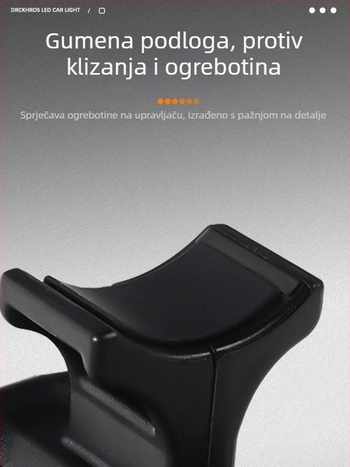 DRCK HROS 781 plastično prednje svjetlo za planinski bicikl