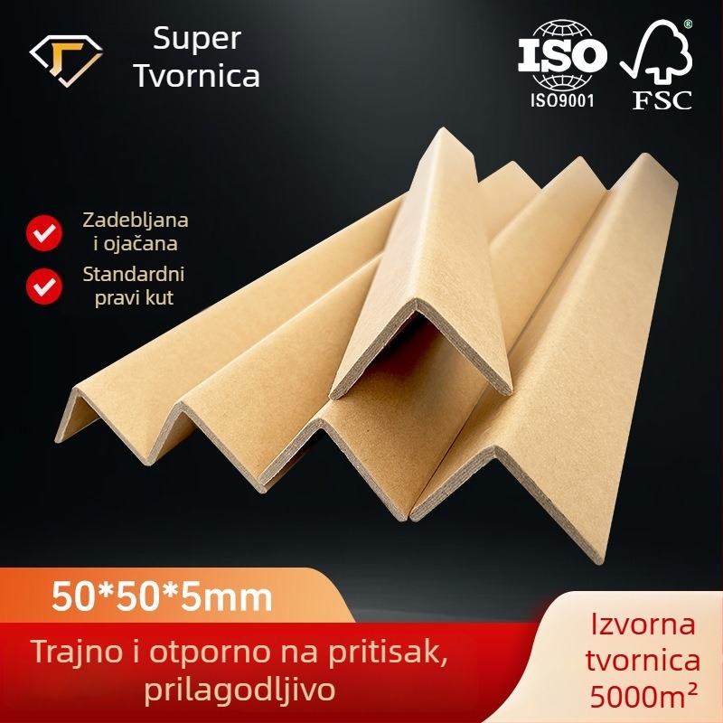 L-tip zaštitnik kutova od kraft papira za namještaj i okvire za fotografije — Proces zaštite kutova papir, tiskani logotip, Brown Shuo marka, porijeklo Shandong, prilagodljive specifikacije