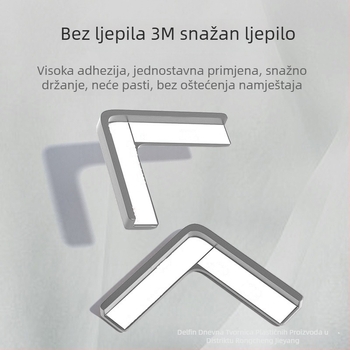 Zaštitni pokrov kuta prozora, otporan na sudar, pravokutnog oblika, proziran; Podrijetlo: Jieyang, Guangdong