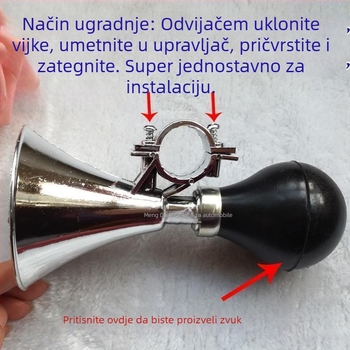 Bežični univerzalni rog za motocikle, bicikle i električna vozila – izuzetan glasan zvuk