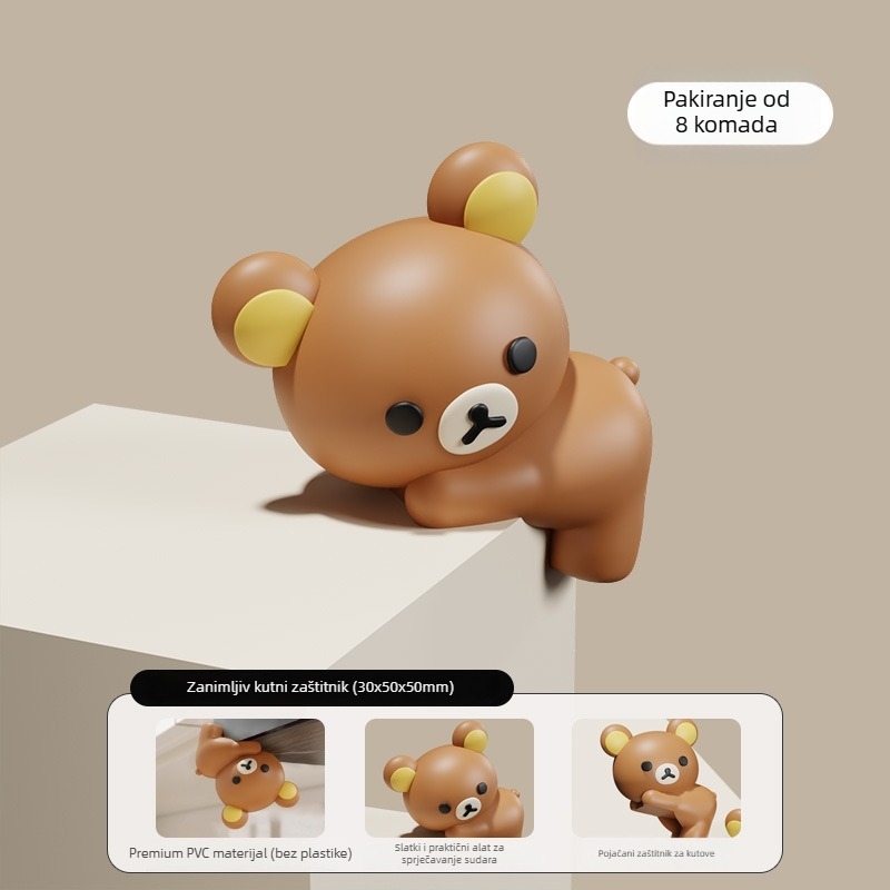 Zaštita dječjih kutova za stolove i ormariće – pravokutni kut zaštitnik, zaštita od sudaranja, pakiranje 300 kom, brenda Mr. Art