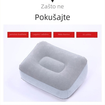 Autonomy PVC flokovani napuhljivi podložak za stopala za vanjski masaž, pravokutnog oblika, debljina 25 mm, univerzalna upotreba