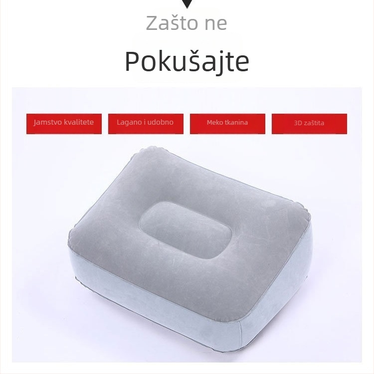 Autonomy PVC flokovani napuhljivi podložak za stopala za vanjski masaž, pravokutnog oblika, debljina 25 mm, univerzalna upotreba