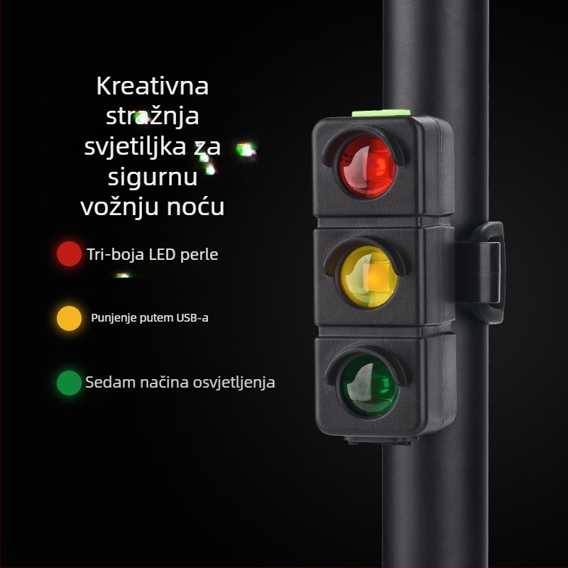 LOVERS prilagodljiva stražnja svjetiljka za bicikl, bez uvoza, bez licenciranih privatnih marki