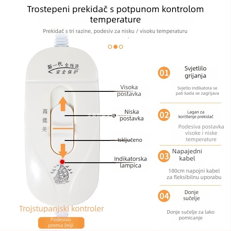 Grijajući jastuk za sjedenje u uredu - perivi, otklonjivi jastuk za stolicu, USB uključen, model Heating Insole, gornji materijal: prava koža, potplat: guma, broj proizvoda: ltao1009174132
